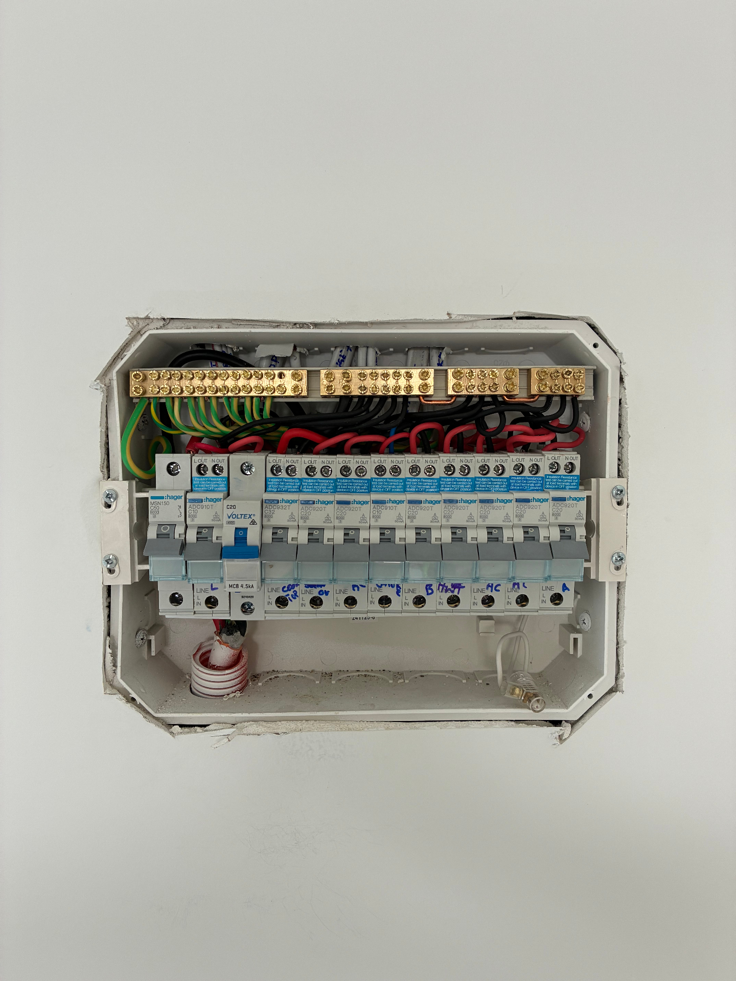 Switchboard rewire & labelling