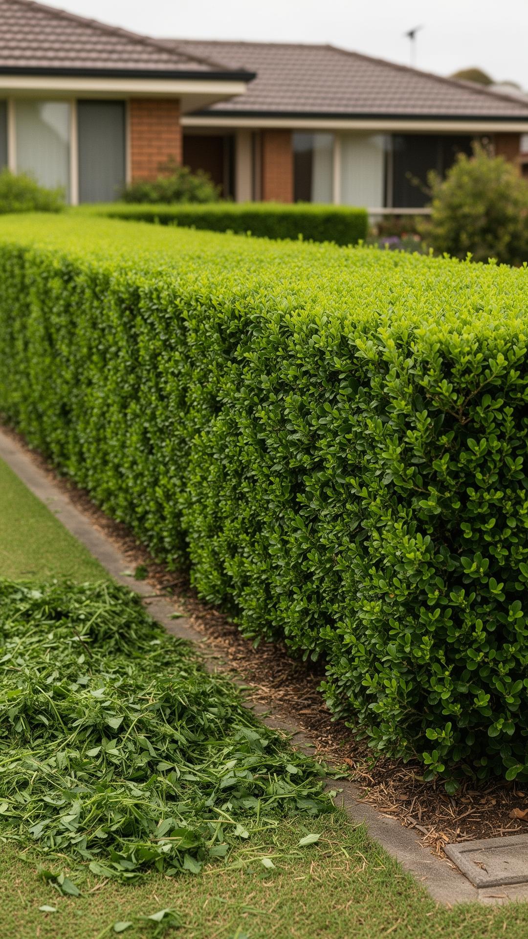 Trimmed hedges